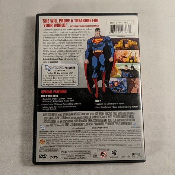 DC Universe Lot of 2 DVD: Superman / Batman Apocalypse + Public Enemies - Picture 13 of 13